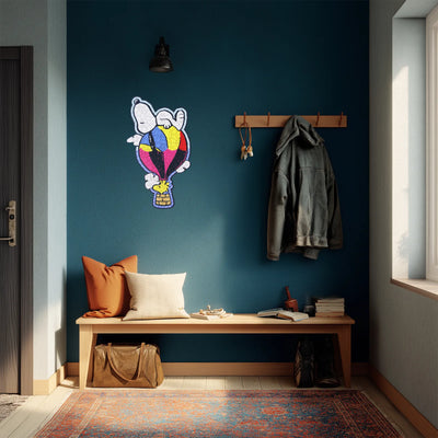 Snoopy Balloon Ride Wooden Jigsaw Puzzle – 200 Pieces, Officially Licensed Peanuts Gift