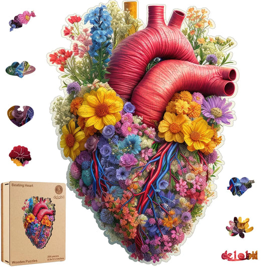 Beating Heart, Wooden Jigsaw Puzzles