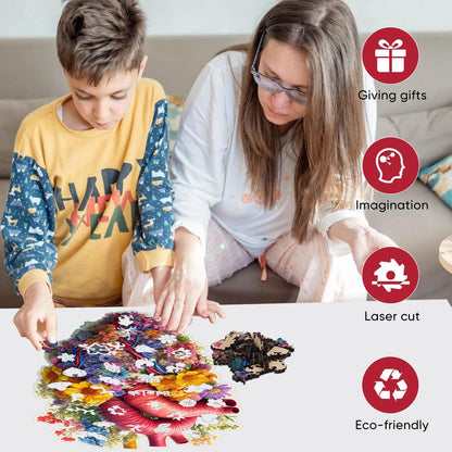 Beating Heart, Wooden Jigsaw Puzzles