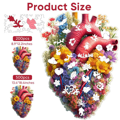 Beating Heart, Wooden Jigsaw Puzzles
