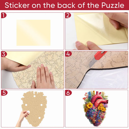 Beating Heart, Wooden Jigsaw Puzzles