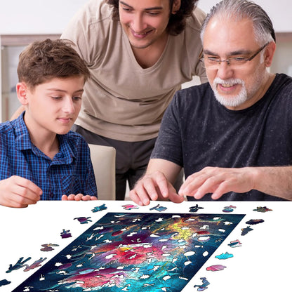 Blooming Tulips, Wooden Jigsaw Puzzles