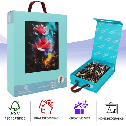Blooming Tulips, Wooden Jigsaw Puzzles