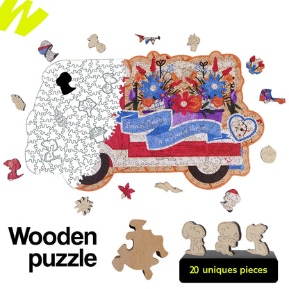 Blooms on Wheels, Snoopy Jigsaw Puzzles