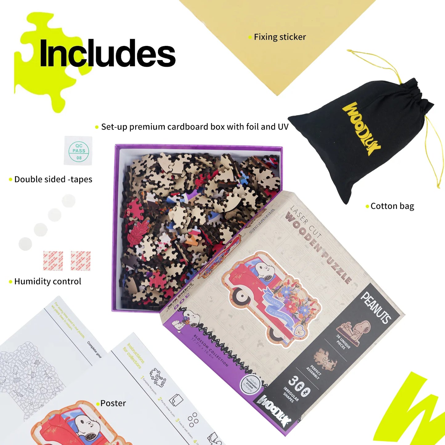 Blooms on Wheels, Snoopy Jigsaw Puzzles