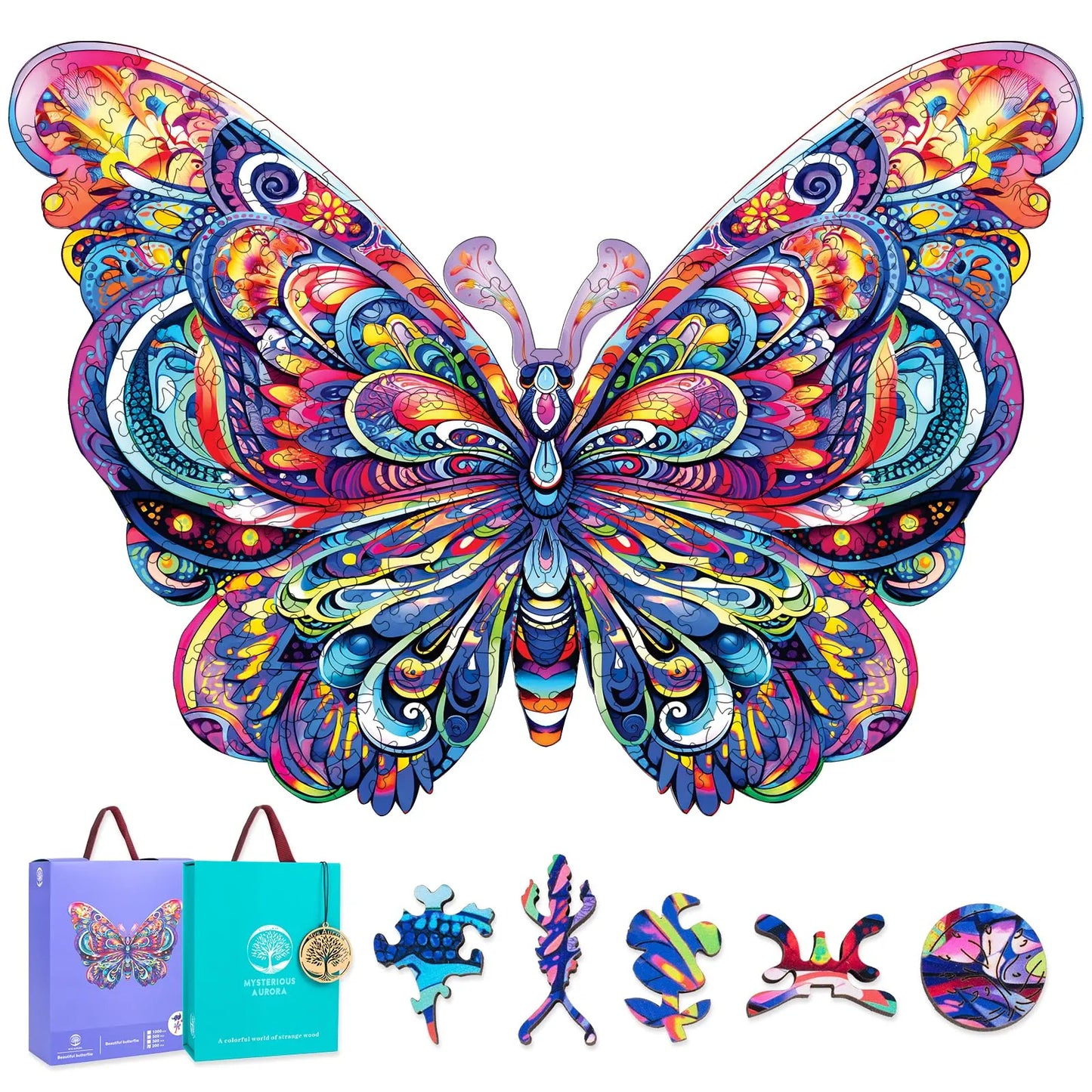 Butterfly, Wooden Jigsaw Puzzles