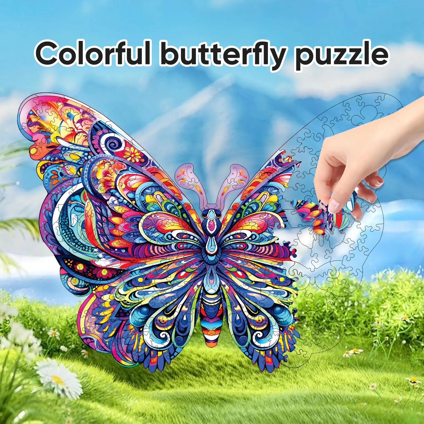 Butterfly, Wooden Jigsaw Puzzles