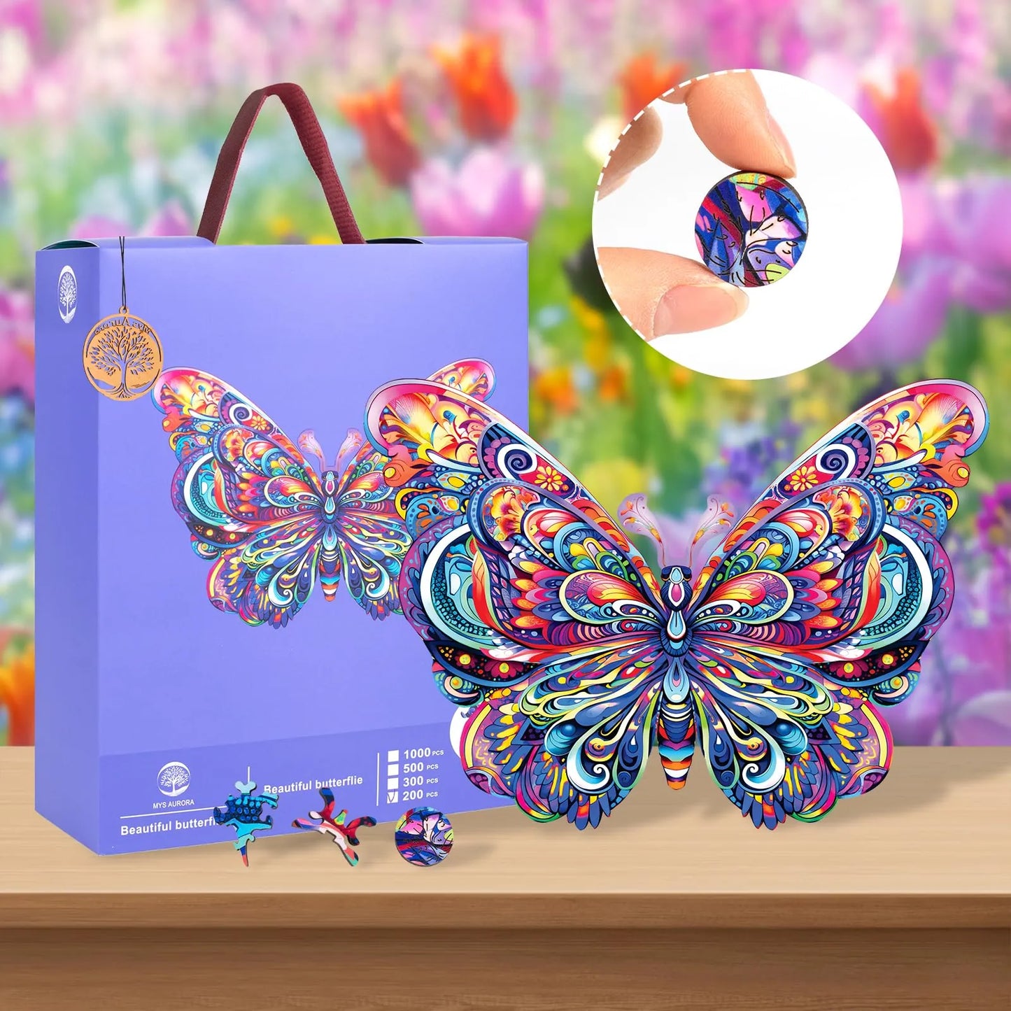 Butterfly, Wooden Jigsaw Puzzles