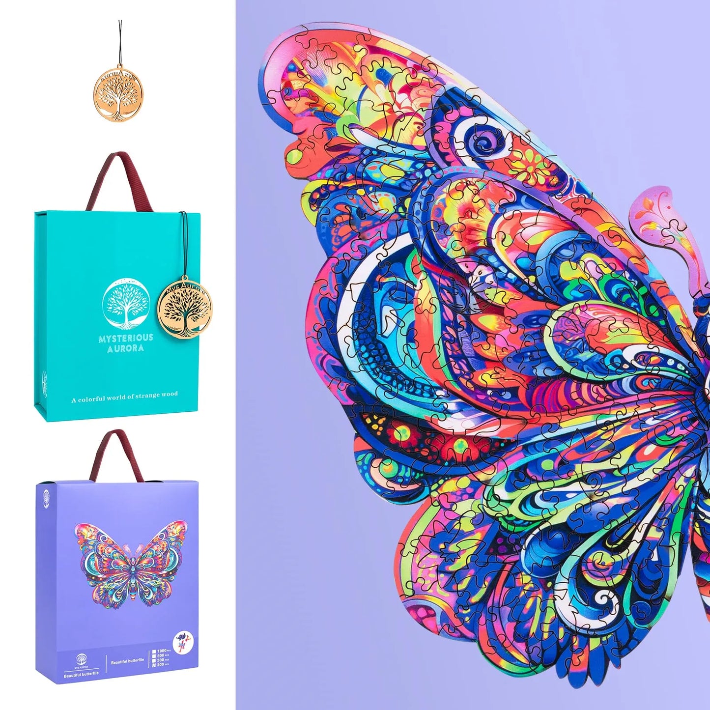 Butterfly, Wooden Jigsaw Puzzles
