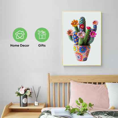 Cactus Flower, Wooden Jigsaw Puzzles