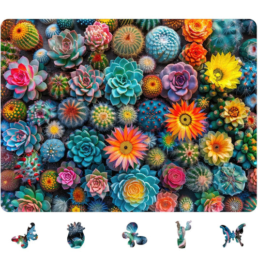 Cactus World, Wooden Jigsaw Puzzles