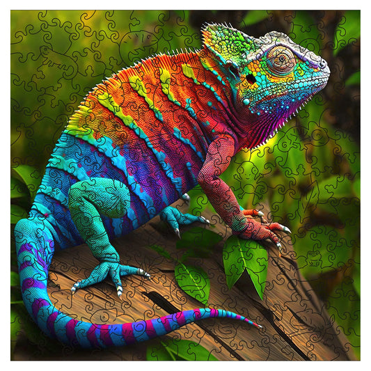 Chameleon,  Wooden Jigsaw Puzzles