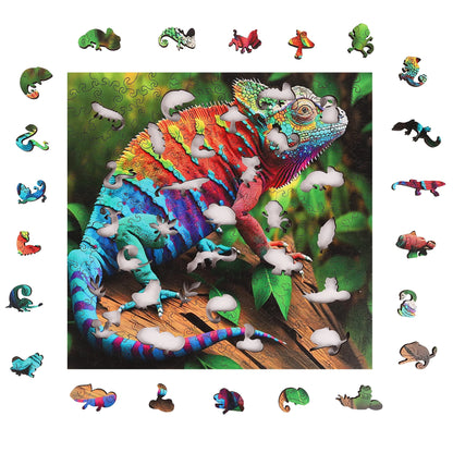 Chameleon,  Wooden Jigsaw Puzzles