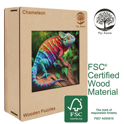 Chameleon,  Wooden Jigsaw Puzzles