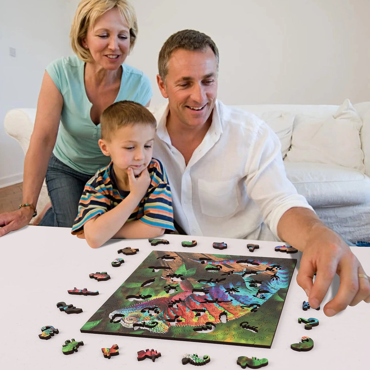 Chameleon,  Wooden Jigsaw Puzzles