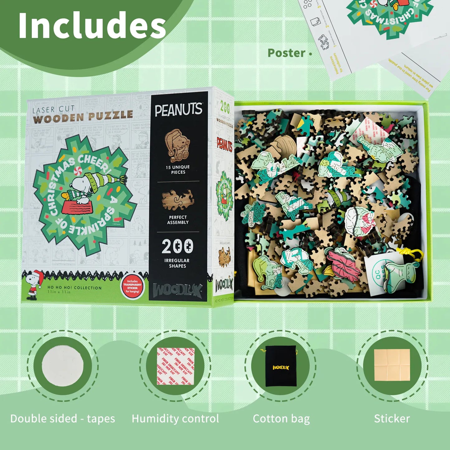 Christmas Cheer, Snoopy Jigsaw Puzzles