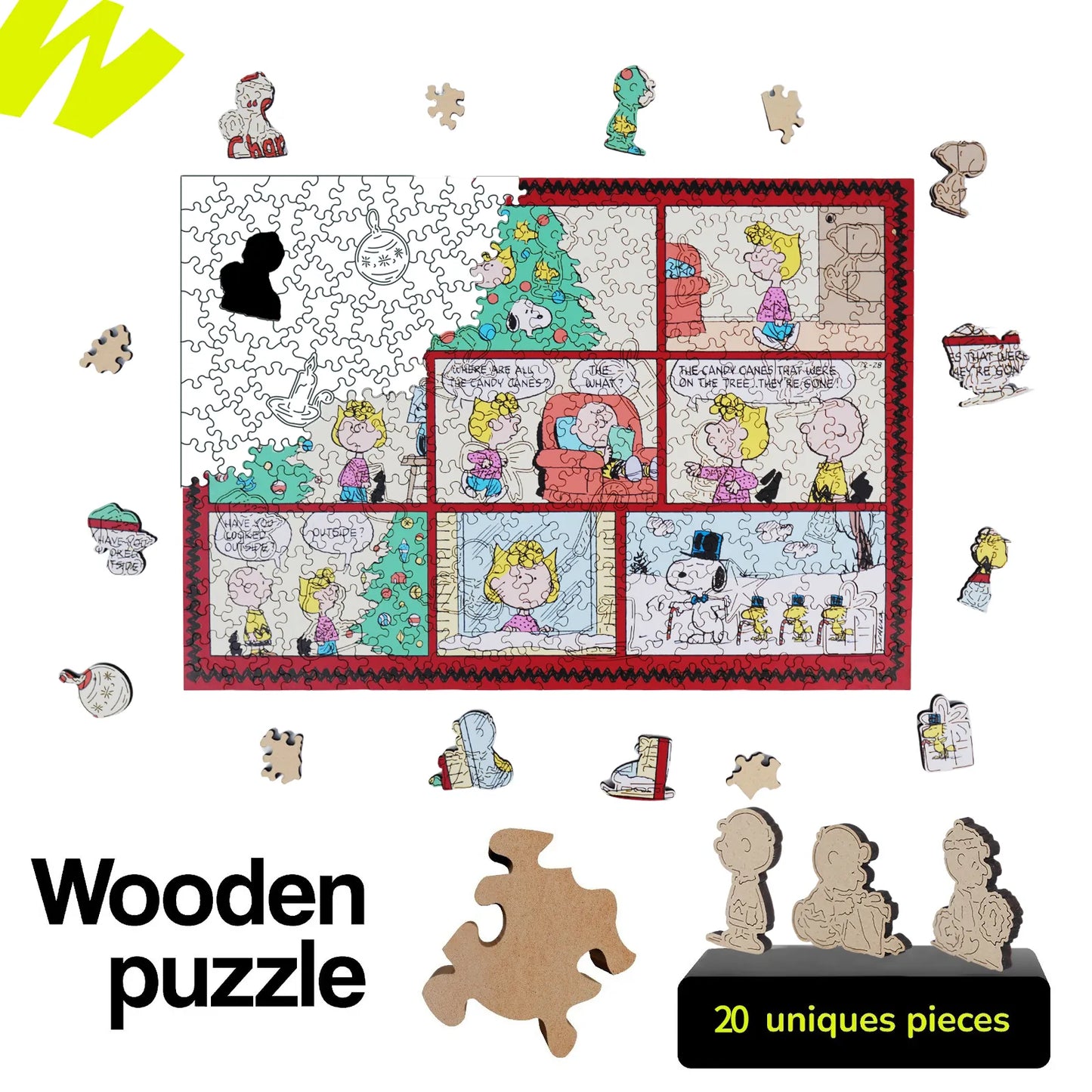 Christmas Comic, Snoopy Jigsaw Puzzles