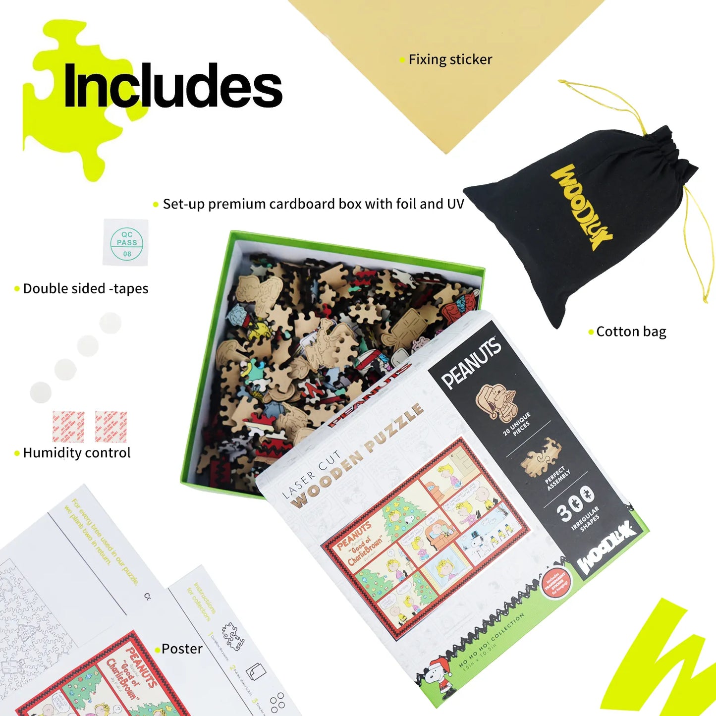 Christmas Comic, Snoopy Jigsaw Puzzles