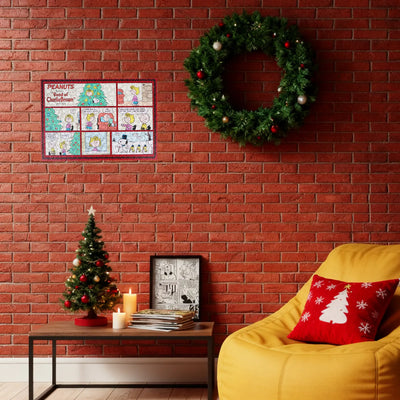 Snoopy Christmas Comic Wooden Jigsaw Puzzle | 300 Pieces, 5mm Thick | Peanuts Licensed