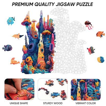 Coral, Wooden Jigsaw Puzzles