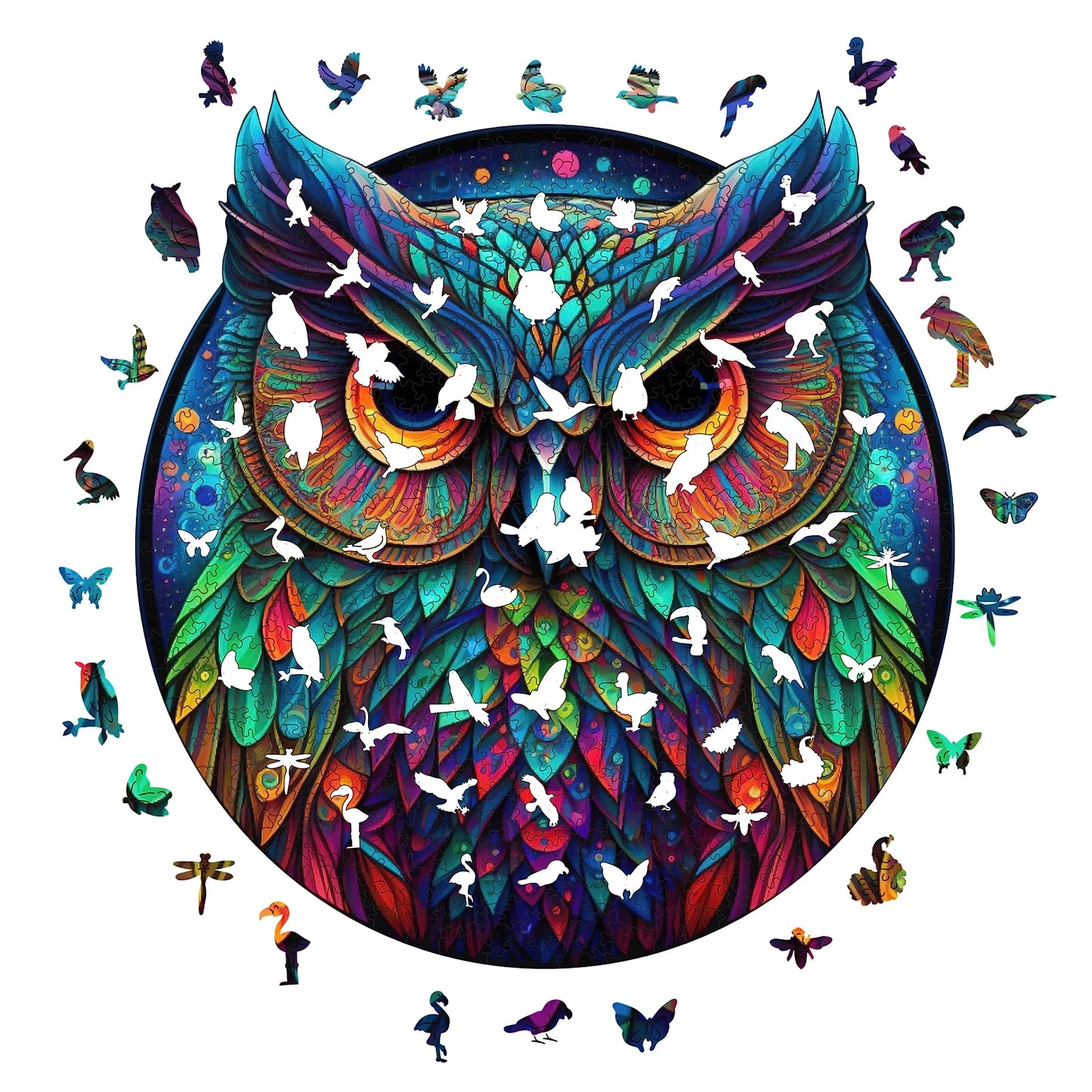 Cute Owl, Wooden Jigsaw Puzzles