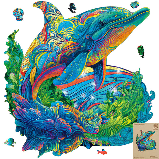 Dolphin, Wooden Jigsaw Puzzles