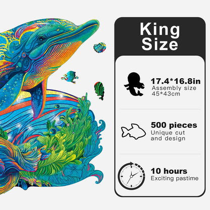Dolphin, Wooden Jigsaw Puzzles