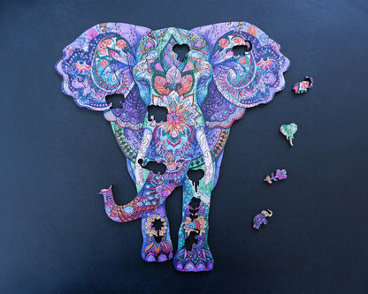 Elephant, Wooden Jigsaw Puzzles