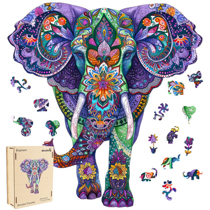 Elephant, Wooden Jigsaw Puzzles