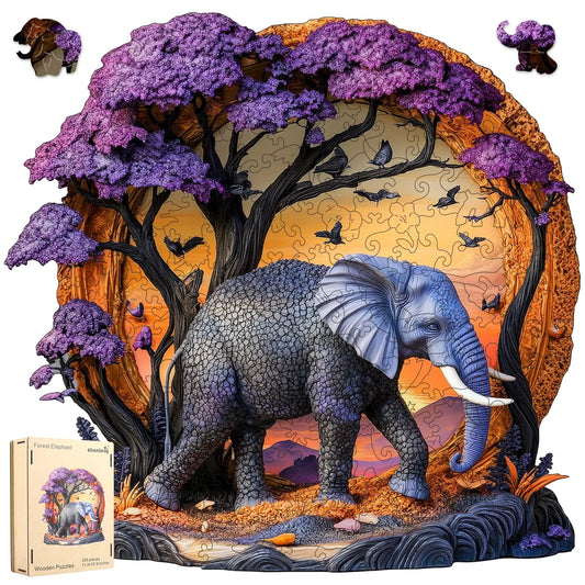 Elephant Forest, Wooden Jigsaw Puzzles