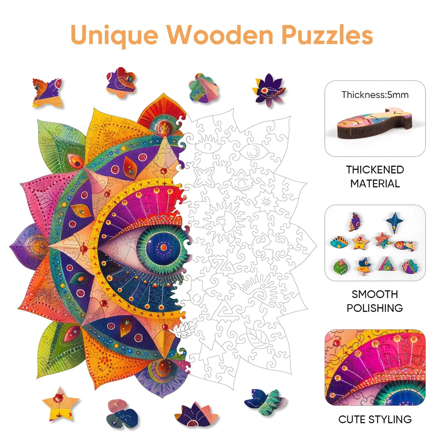 Evil Eye, Wooden Jigsaw Puzzles