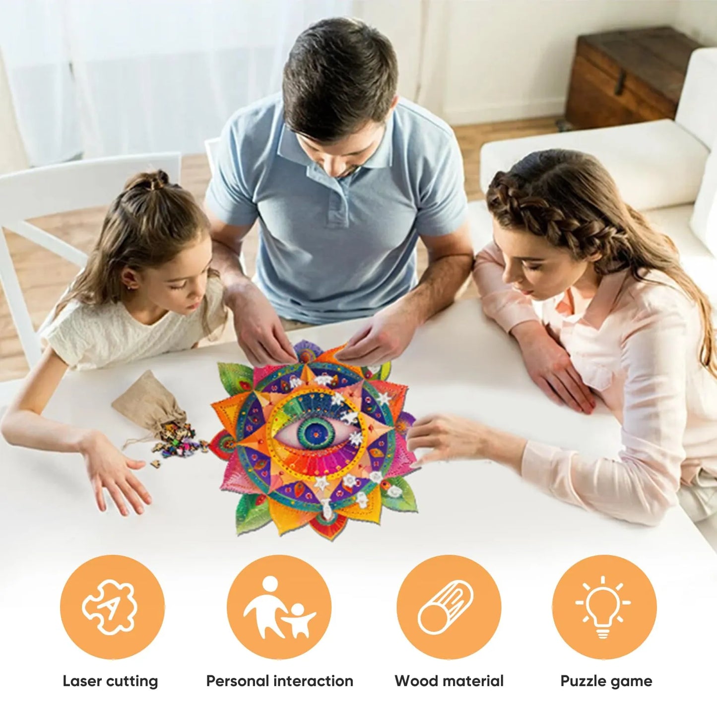 Evil Eye, Wooden Jigsaw Puzzles
