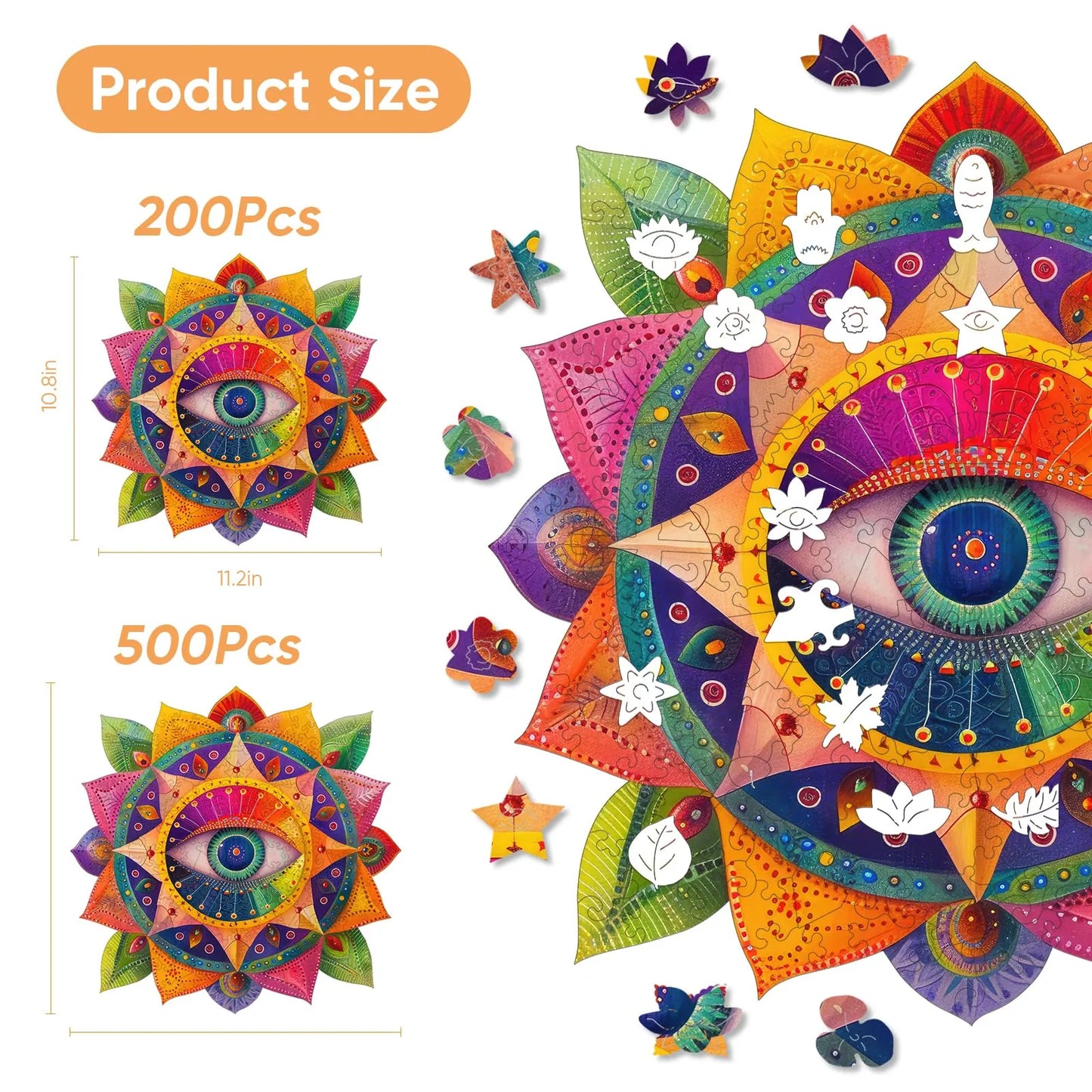 Evil Eye, Wooden Jigsaw Puzzles