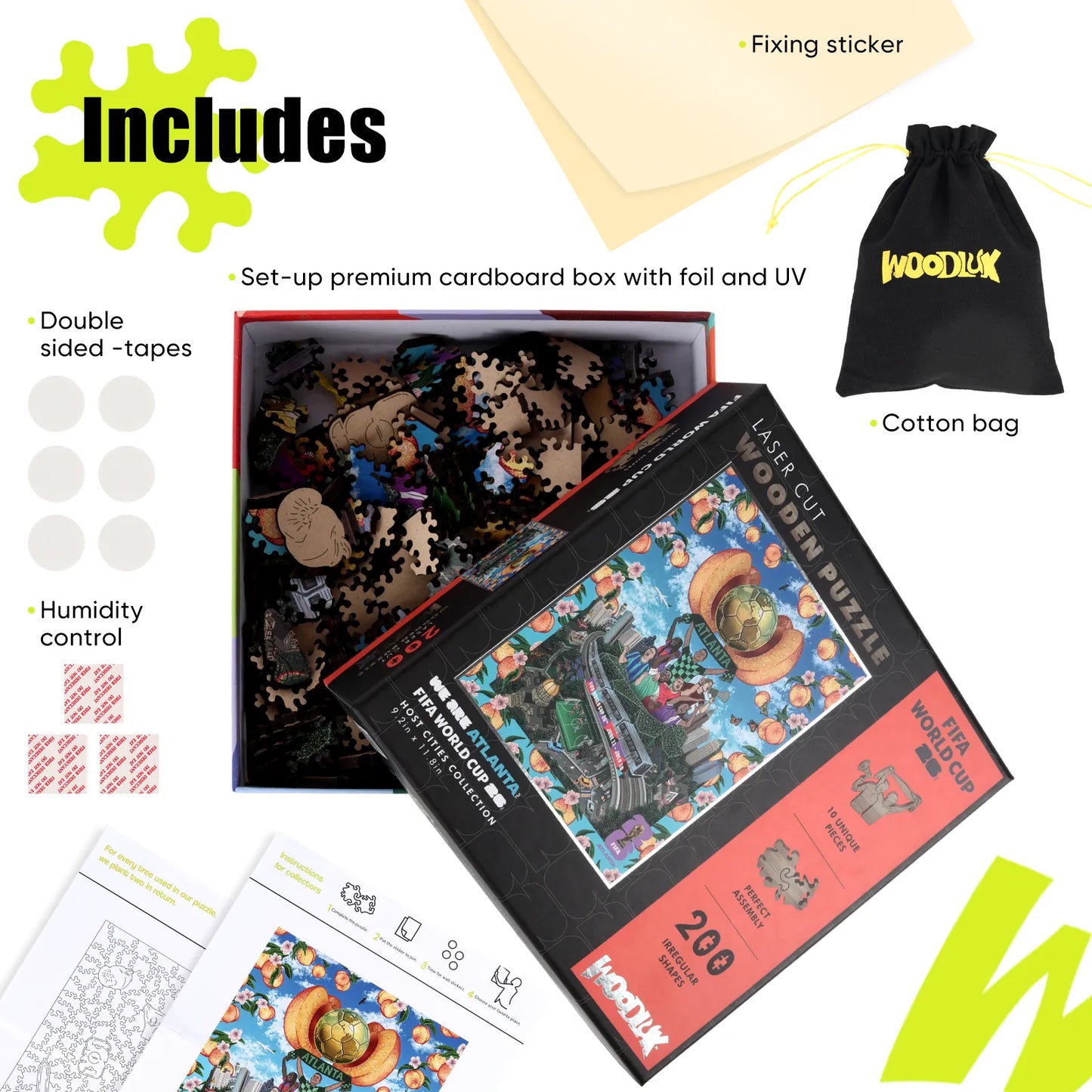 World Cup 2026 Atlanta Poster, FIFA Jigsaw Puzzle