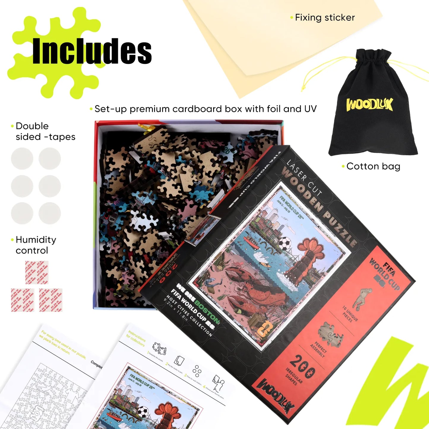 World Cup 2026 Boston Poster, FIFA Jigsaw Puzzle