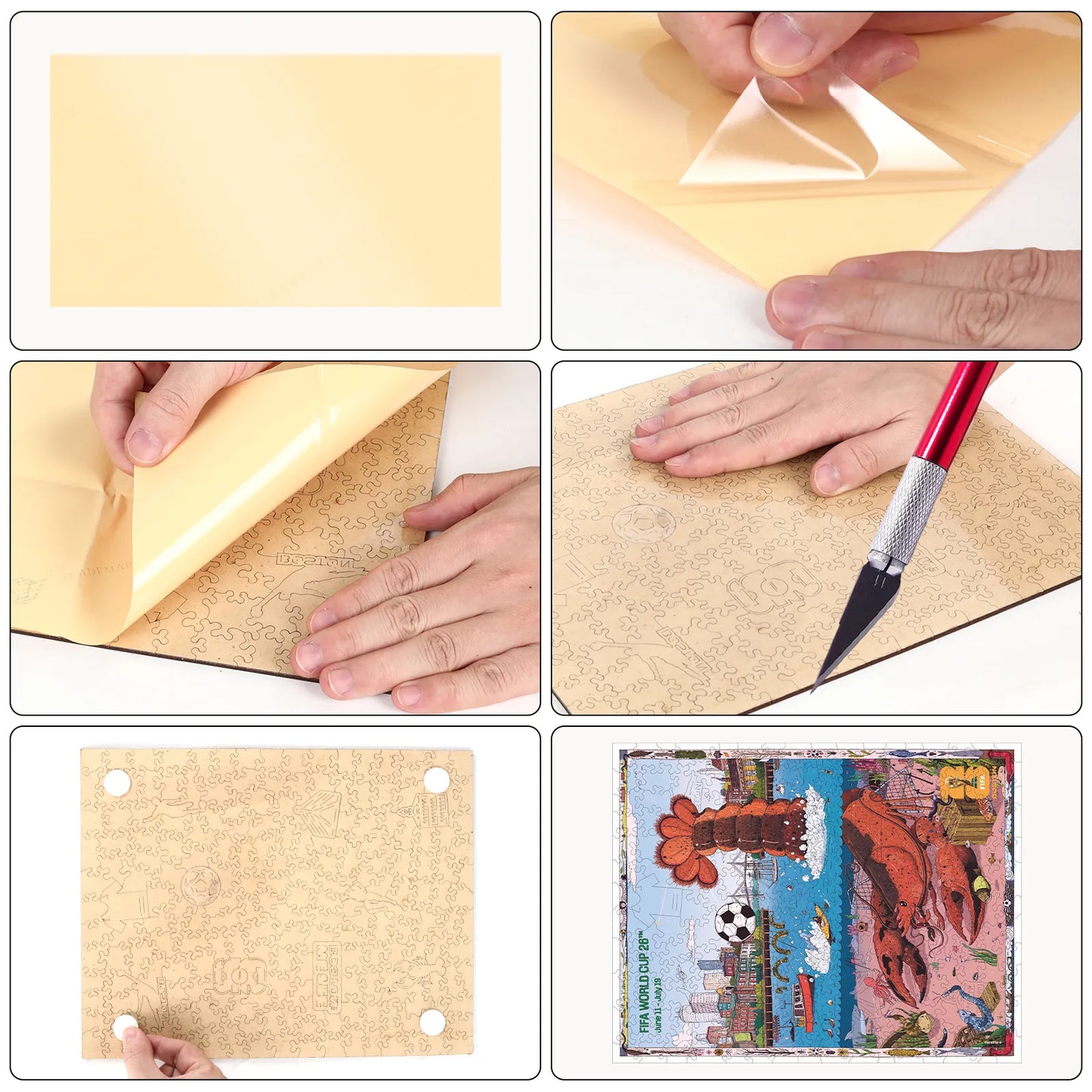 World Cup 2026 Boston Poster, FIFA Jigsaw Puzzle