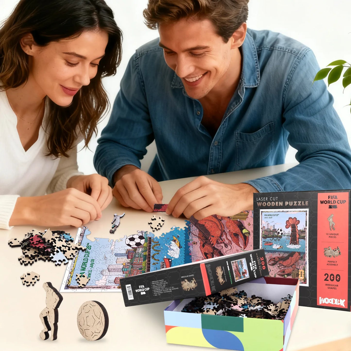 World Cup 2026 Boston Poster, FIFA Jigsaw Puzzle