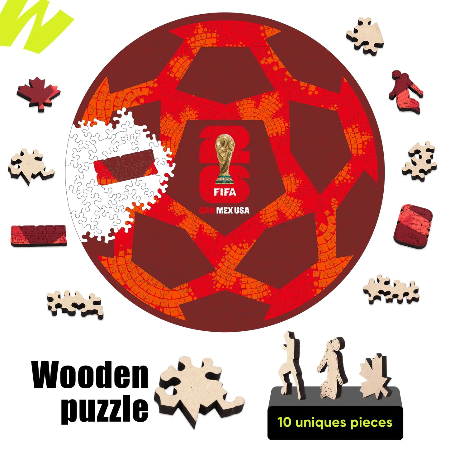 World Cup 2026 Canada Ball, FIFA Jigsaw Puzzle