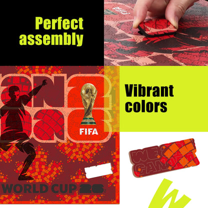 World Cup 2026 Host Country Poster Canada, FIFA Jigsaw Puzzle