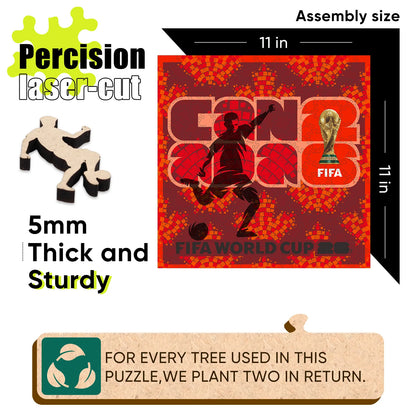 World Cup 2026 Host Country Poster Canada, FIFA Jigsaw Puzzle