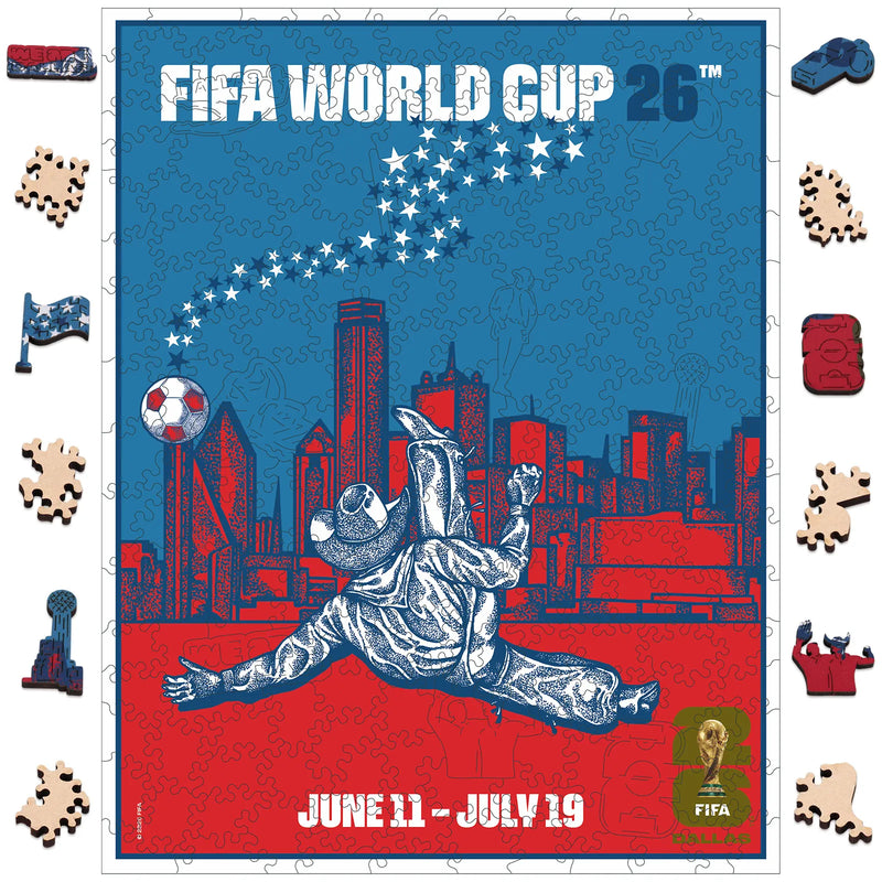 World Cup 2026 Dallas Poster, FIFA Jigsaw Puzzle