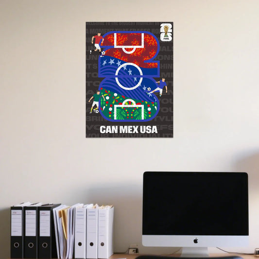 World Cup 2026 Host Countries Poster, FIFA Jigsaw Puzzle