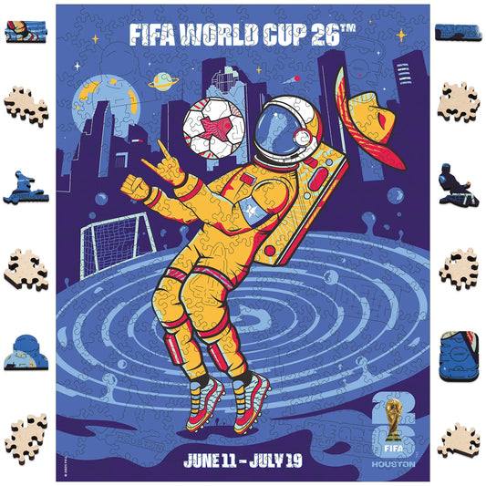 World Cup 2026 Houston Poster, FIFA Jigsaw Puzzle