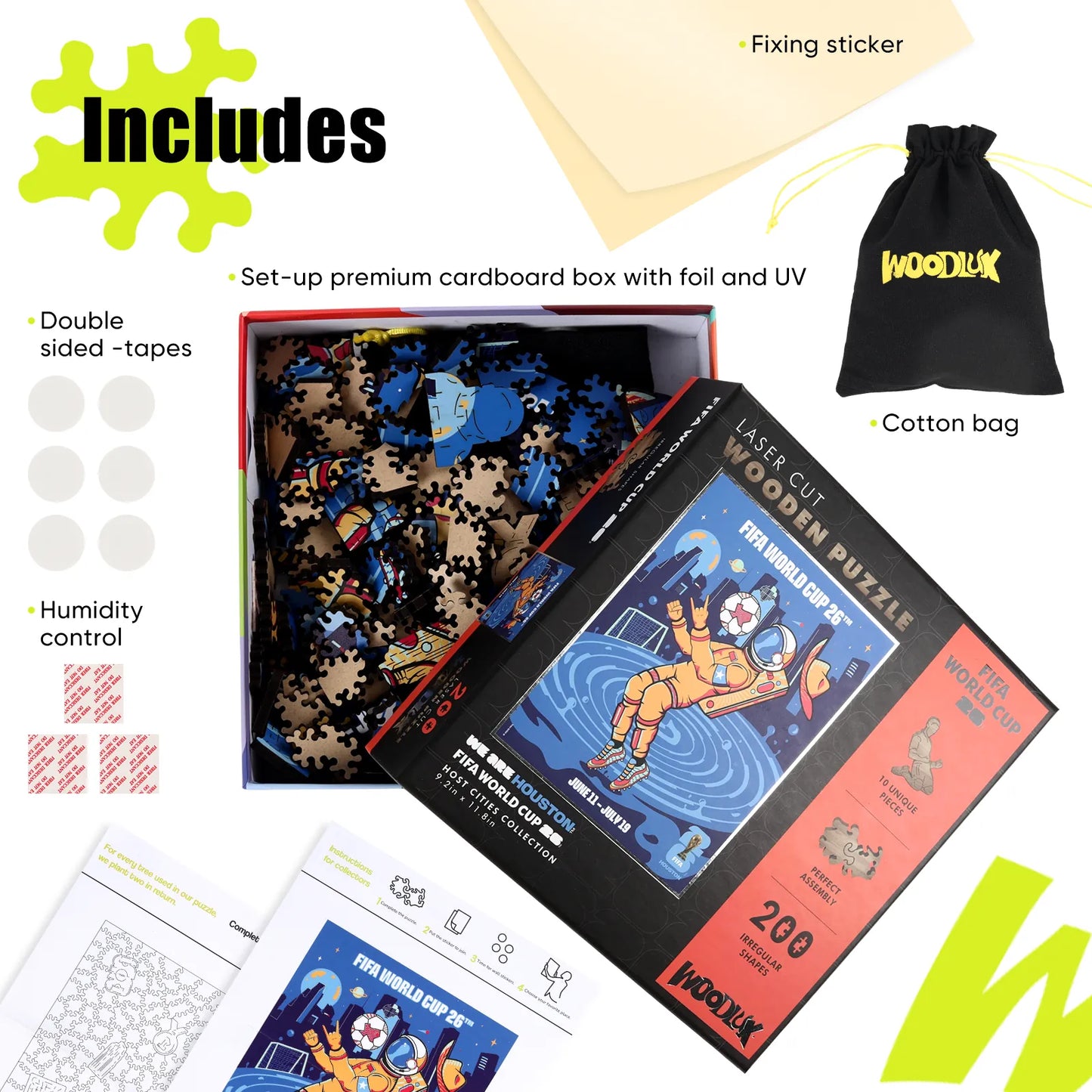 World Cup 2026 Houston Poster, FIFA Jigsaw Puzzle