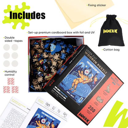 World Cup 2026 Houston Poster, FIFA Jigsaw Puzzle
