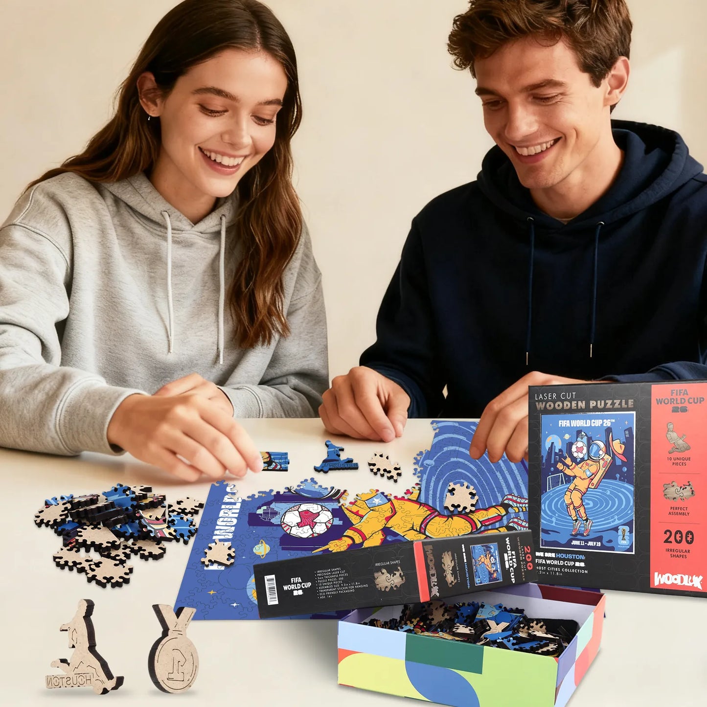 World Cup 2026 Houston Poster, FIFA Jigsaw Puzzle