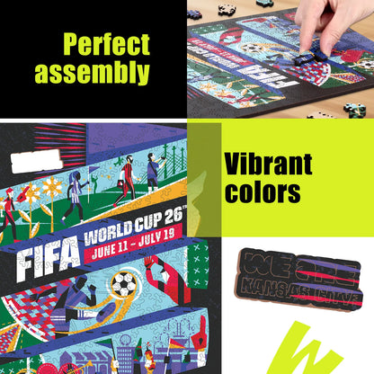 World Cup 2026 Kansas City Poster, FIFA Jigsaw Puzzle