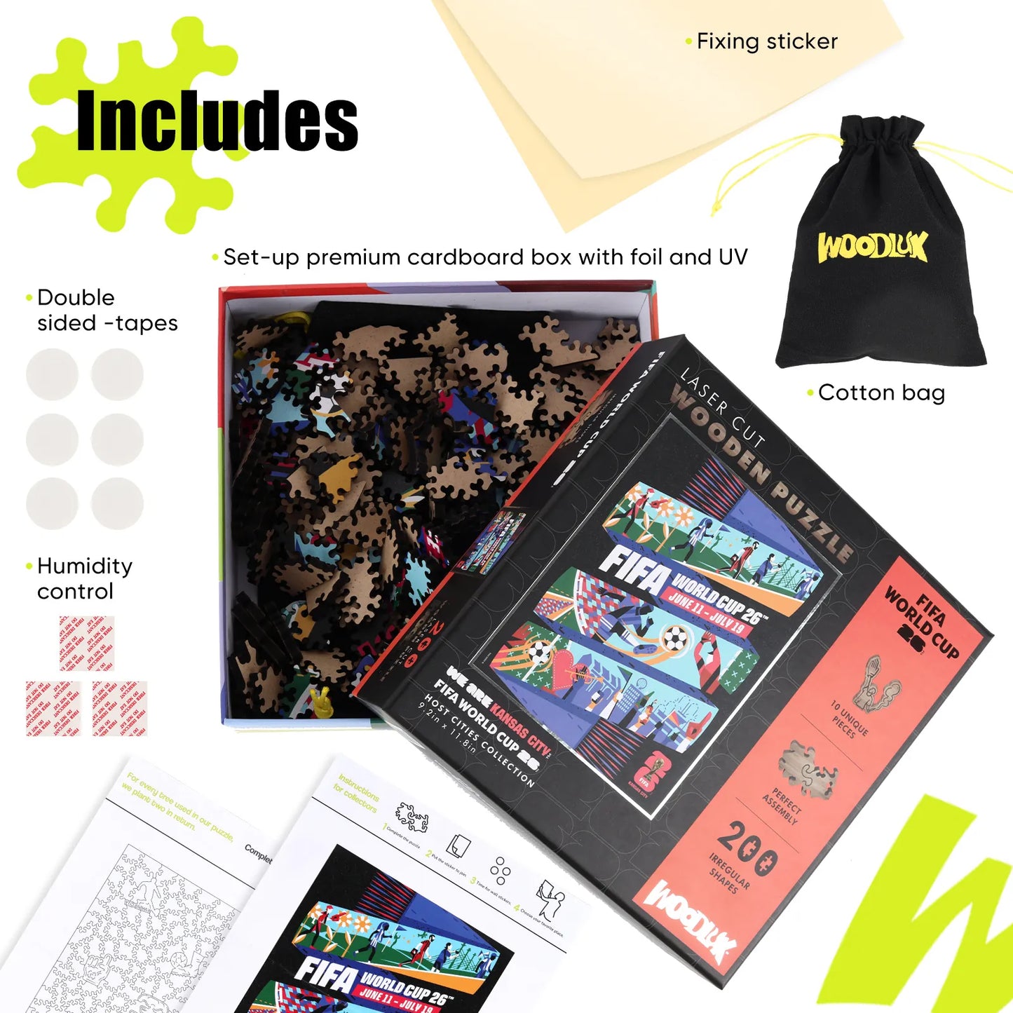 World Cup 2026 Kansas City Poster, FIFA Jigsaw Puzzle