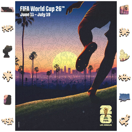 World Cup 2026 Los Angeles Poster, FIFA Jigsaw Puzzle