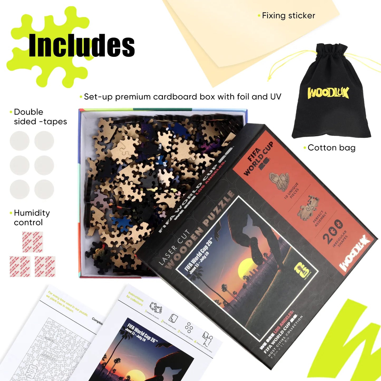 World Cup 2026 Los Angeles Poster, FIFA Jigsaw Puzzle